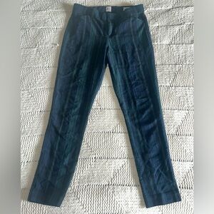 GAP Blue & Green Plaid Signature Skinny Ankle Pant 6